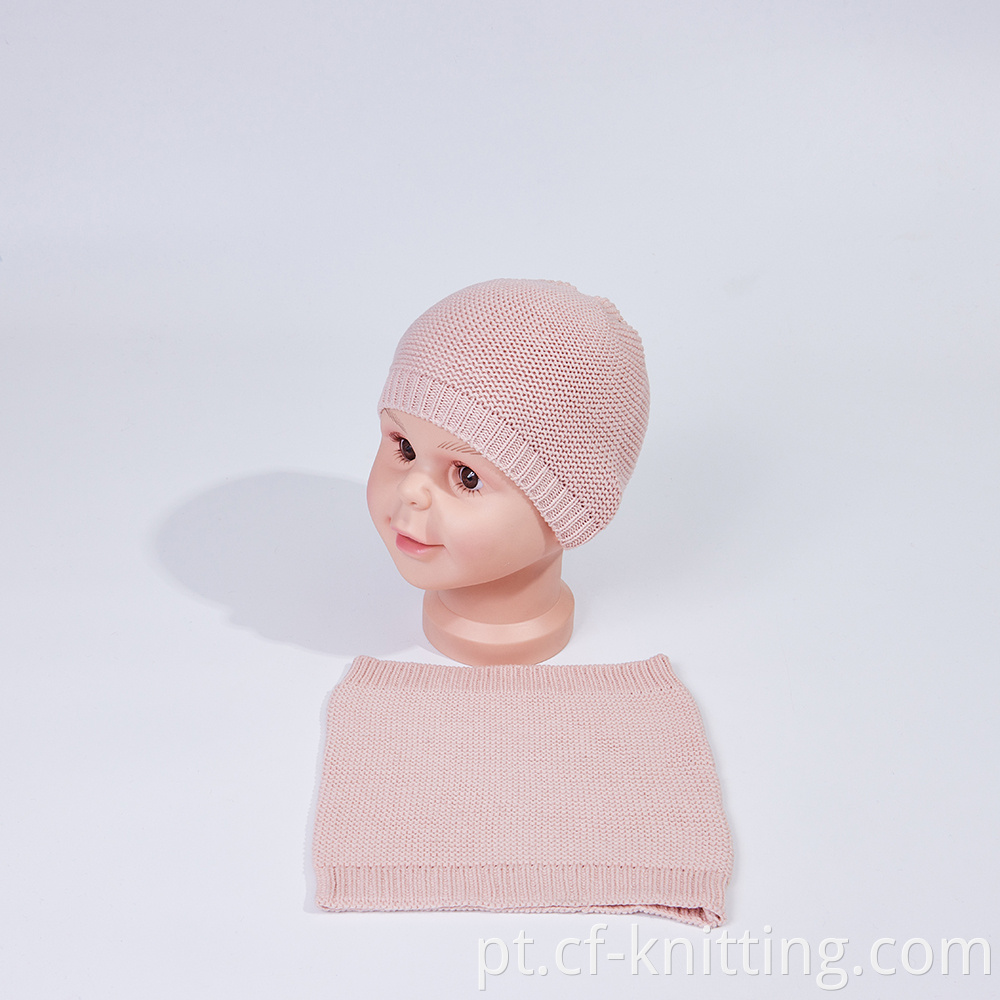 Cf T 0017 Knitted Beanie And Scarf Set 5